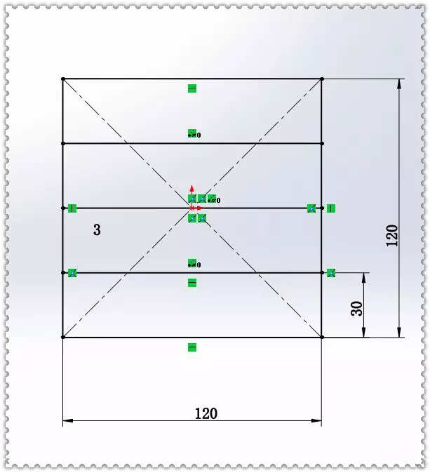 用SolidWorks焊件建模的方钢铁椅的图2