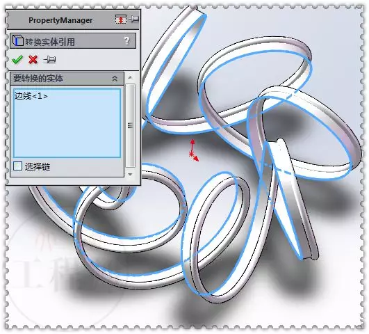 用SolidWorks建模的铁丝圈的图10