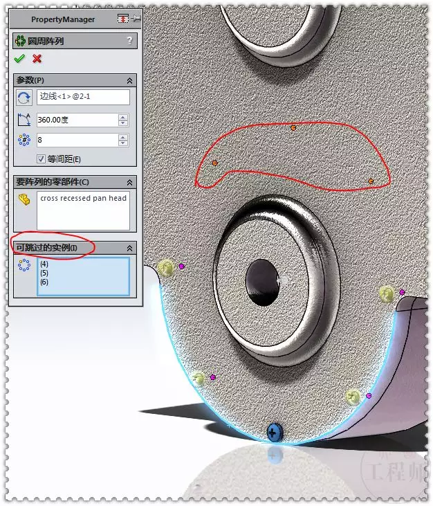 用SolidWorks设计的圆形活塞发动机机构的图20