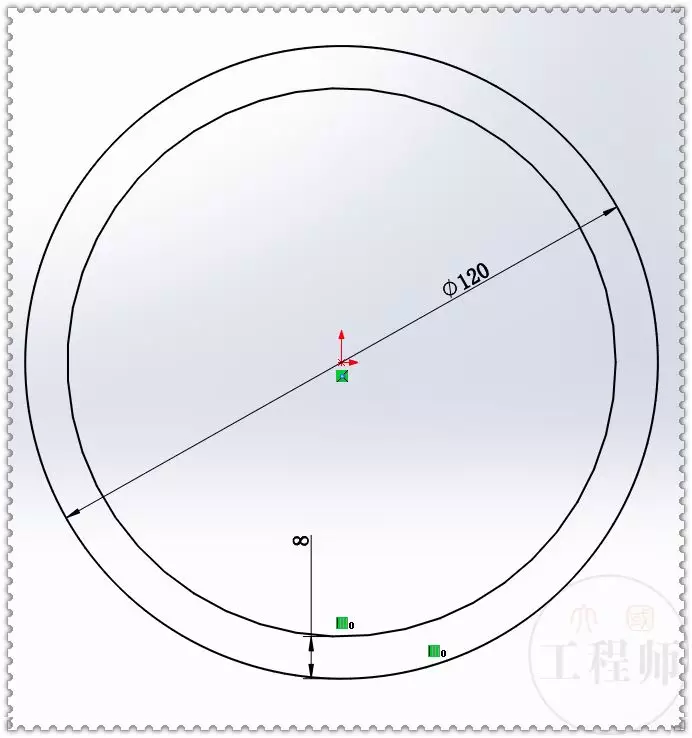 用SolidWorks建模一个镀金半圆形锅盖的图2