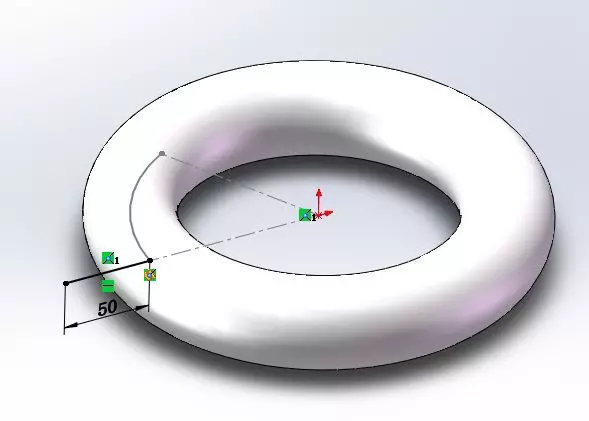 用SolidWorks画一个异形线圈的图6