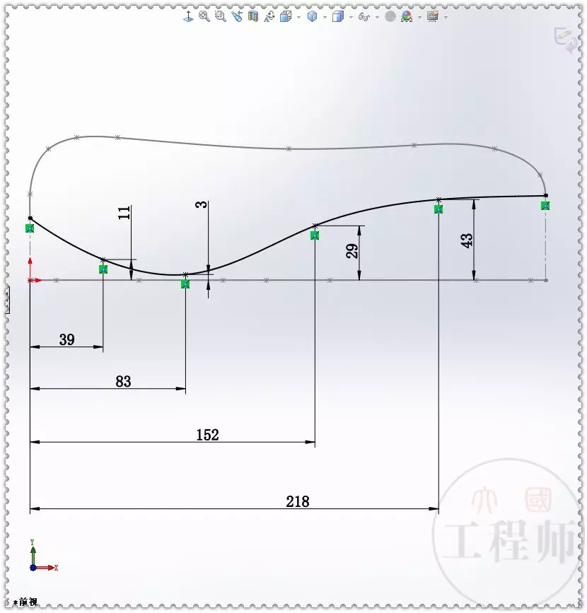 用SolidWorks建模一个自行车坐垫的图5