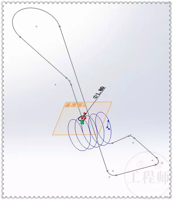 用SolidWorks建模一个弹簧夹子的图14