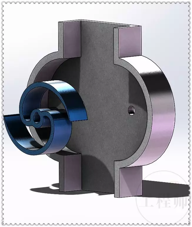 用SolidWorks设计的齿轮水表机制的图21