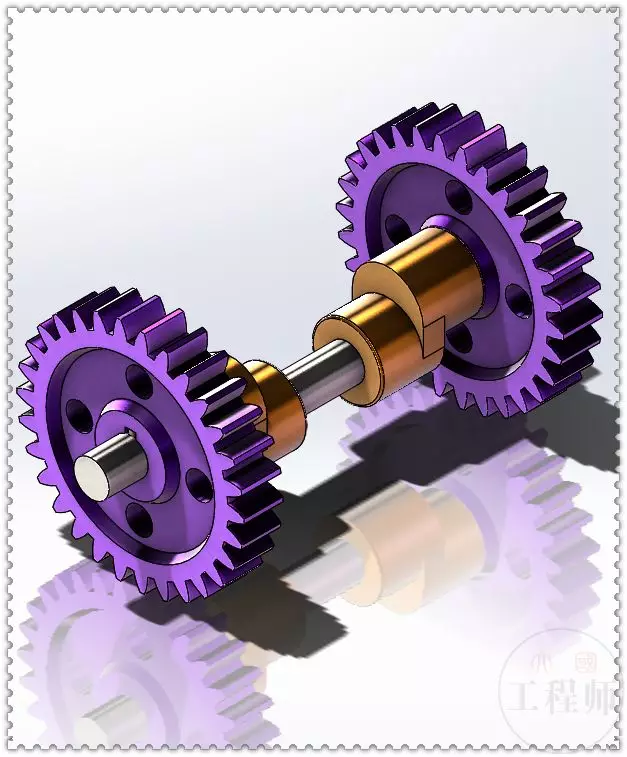 用SolidWorks设计的驻留活塞机构的图34