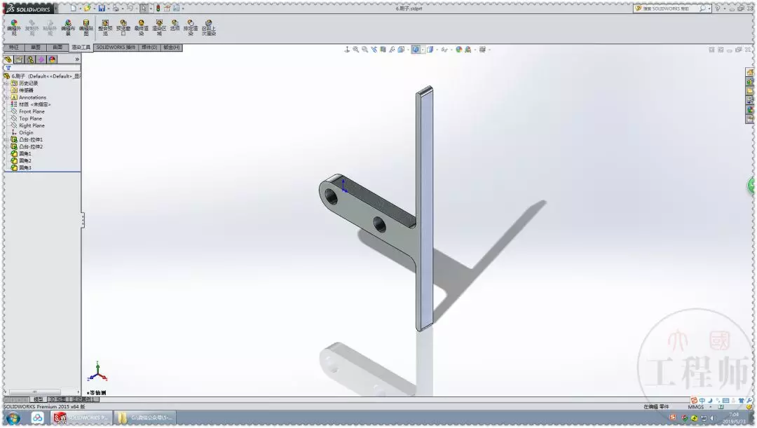 用SolidWorks设计的简单的雨刷机制的图15