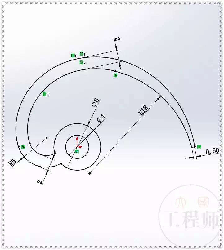 用SolidWorks设计的齿轮水表机制的图5