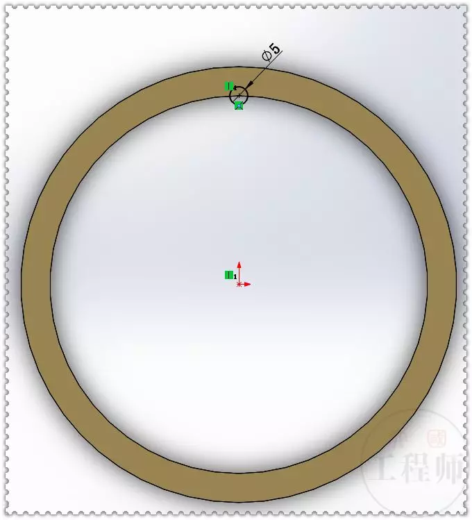 用SolidWorks建模一个镀金半圆形锅盖的图4