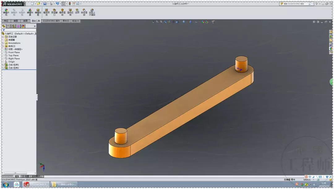 用SolidWorks设计的简单的雨刷机制的图12