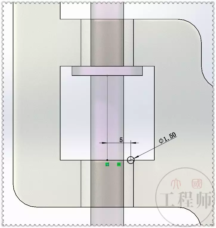 用SolidWorks设计一个带弹簧的手动冲压机制的图25