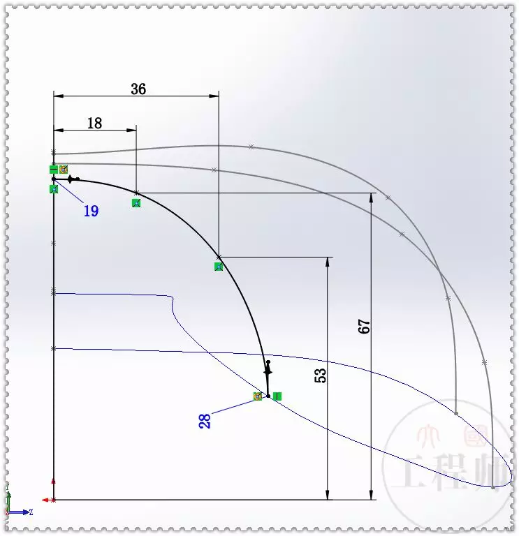 用SolidWorks建模一个自行车坐垫的图16