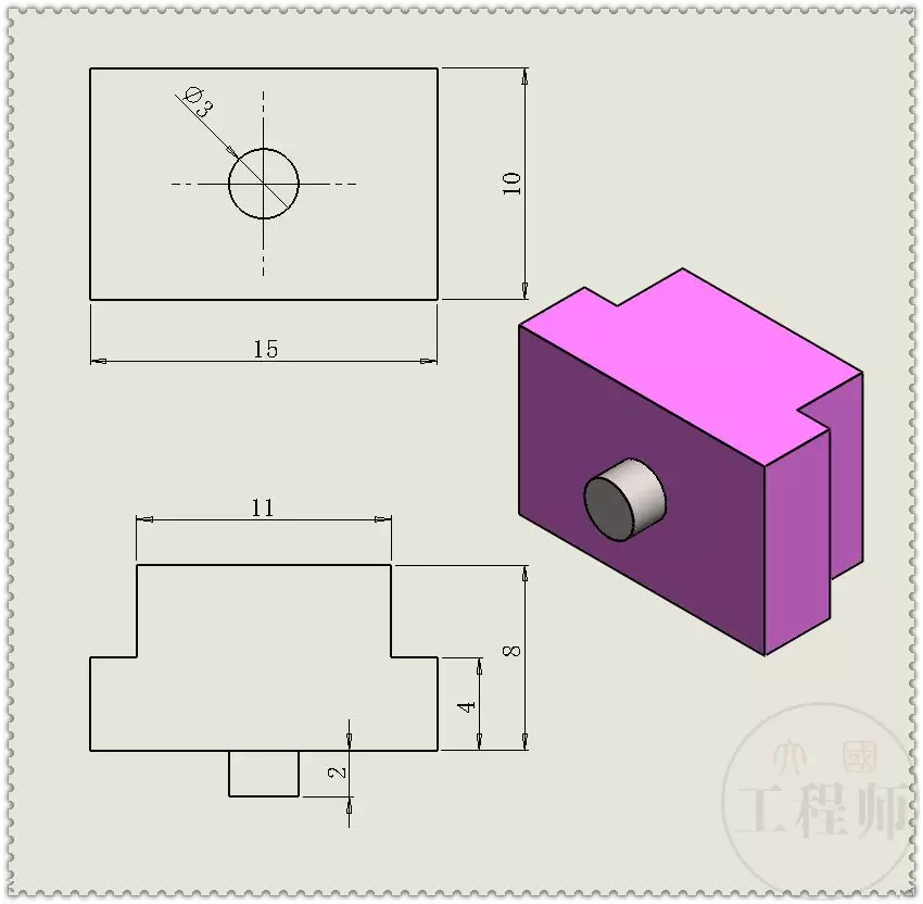 用SolidWorks设计的滑块停留连杆机构的图5