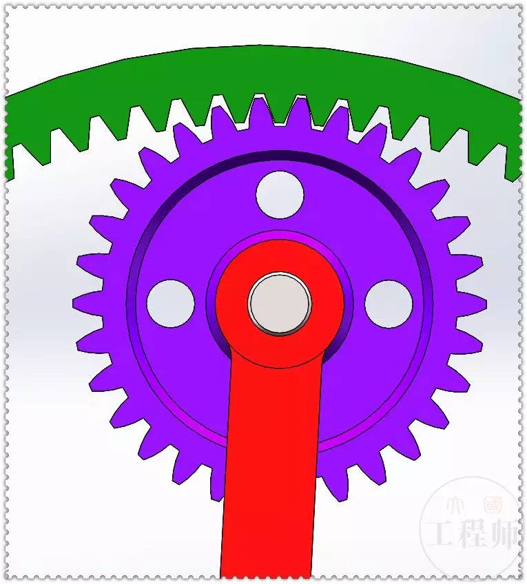 用SolidWorks设计的驻留活塞机构的图39