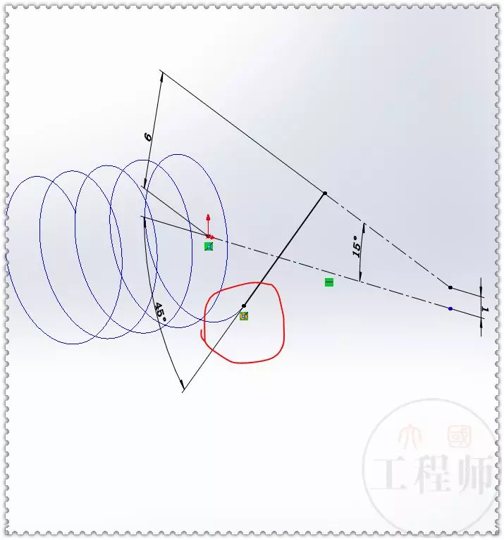 用SolidWorks建模一个弹簧夹子的图4