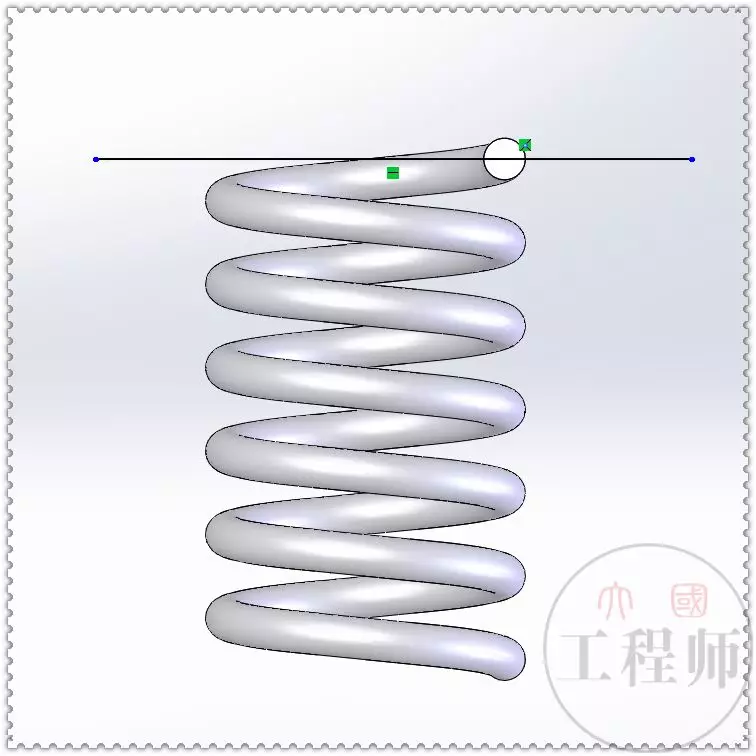 用SolidWorks设计一个带弹簧的手动冲压机制的图31