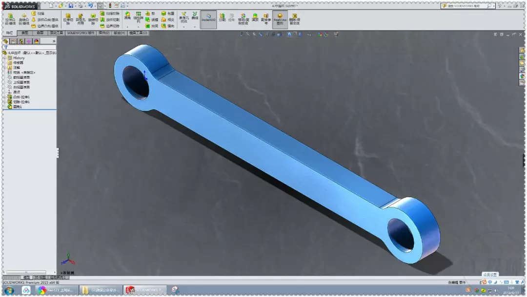 用SolidWorks设计的滑块停留连杆机构的图9