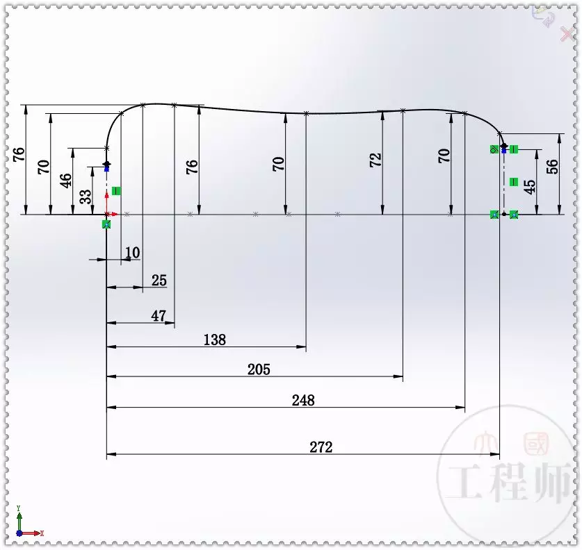 用SolidWorks建模一个自行车坐垫的图3