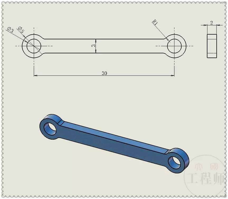 用SolidWorks设计的滑块停留连杆机构的图10