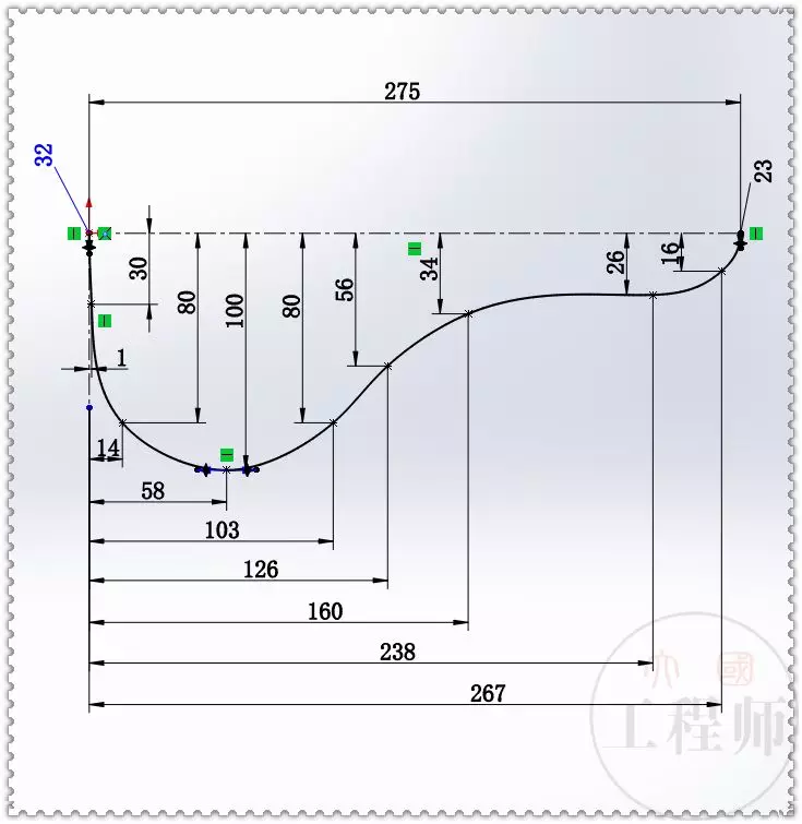 用SolidWorks建模一个自行车坐垫的图2