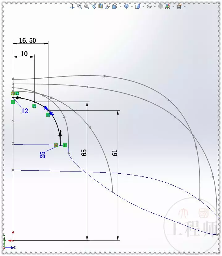 用SolidWorks建模一个自行车坐垫的图21