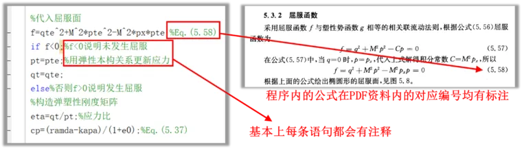 修正剑桥模型对不同超固结比（OCR）的排水及不排水试验模拟matlab程序（附模型资料及程序超详细注释）的图4