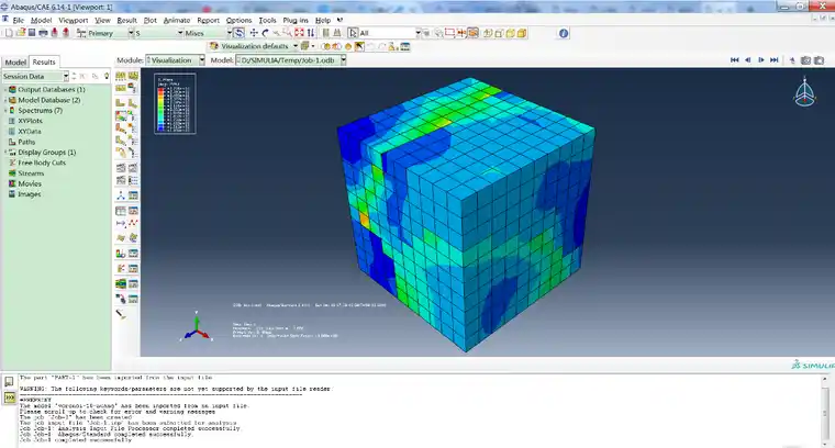 voronoi多晶体有限元模型的建立及应用的图3