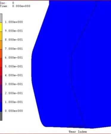 使用MSC.MARC的磨损仿真实例的图12