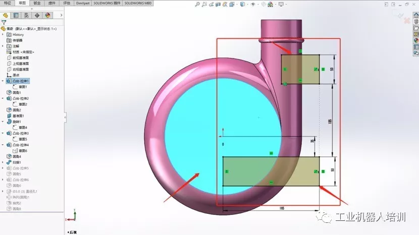 啥是佩奇？教你用SolidWorks绘制小猪佩奇的图18