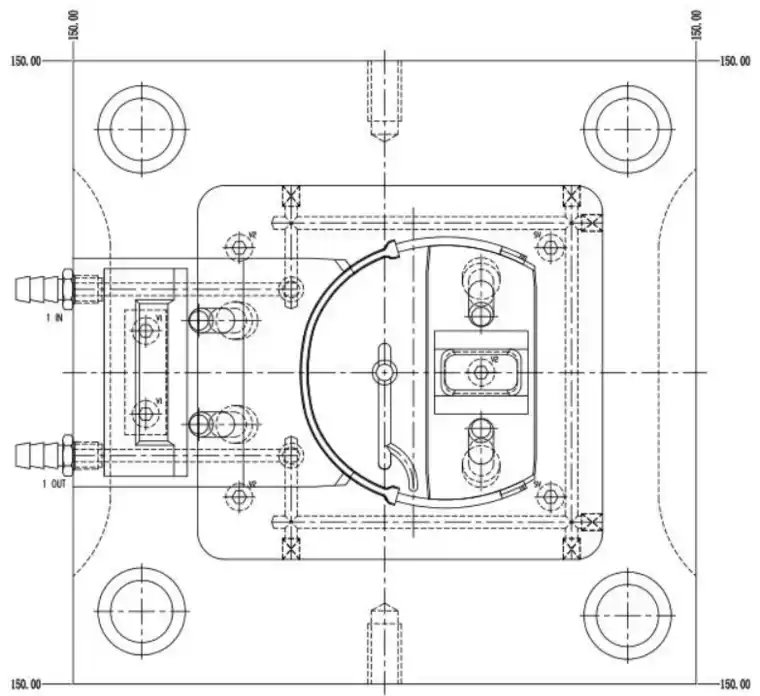 价值80万的U型耳机支架模设计，这样的模具你会设计吗的图5