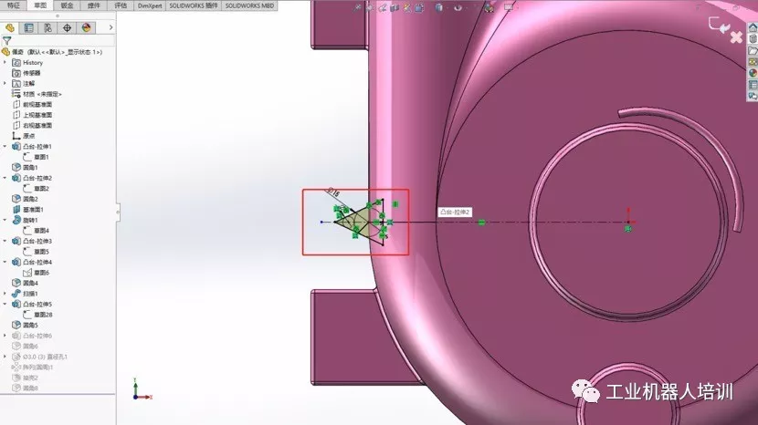 啥是佩奇？教你用SolidWorks绘制小猪佩奇的图21