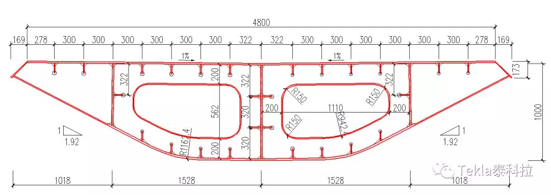 Tekla用于厦门云顶路自行车快速道示范段项目的图4