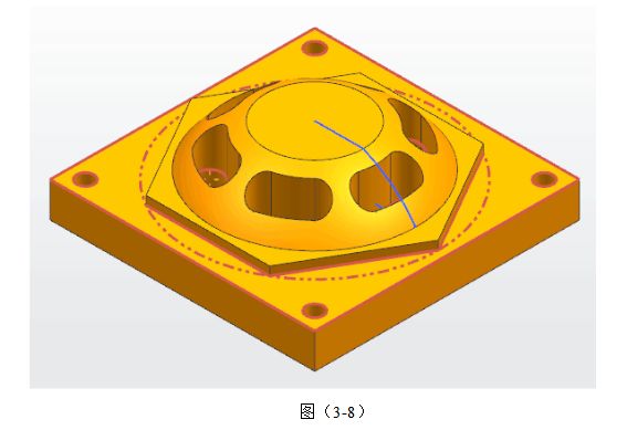 UG编程实例讲解：圆弧盘类零件的建模与加工的图21