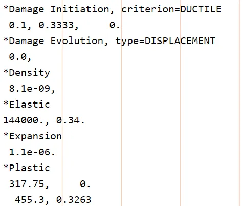 Abaqus中最简单的塑性断裂模型的图1