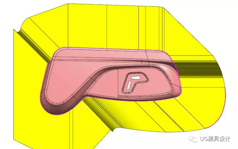 汽车模分型面拐角位置的处理技巧的图10