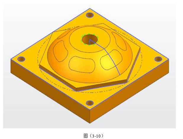 UG编程实例讲解：圆弧盘类零件的建模与加工的图23