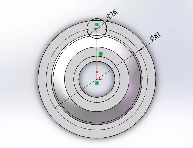 用SolidWorks画一个减速机的外壳的图9