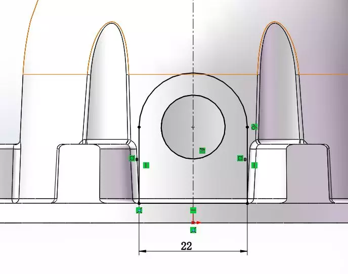 用SolidWorks画一个减速机的外壳的图33