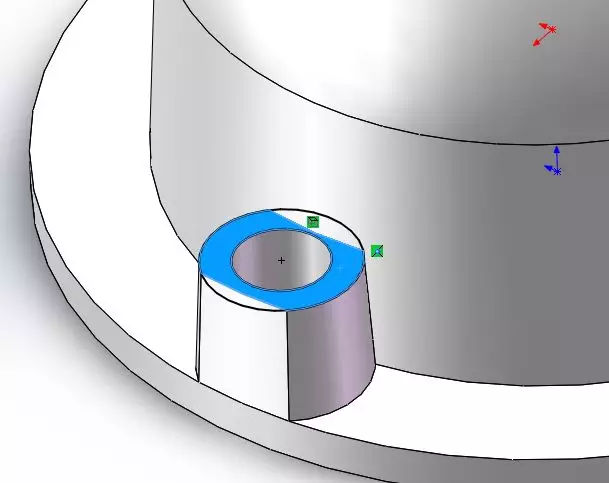 用SolidWorks画一个减速机的外壳的图12