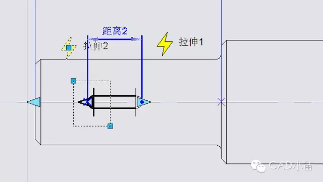 CAD动态块的链动作怎么用？【转载】的图6