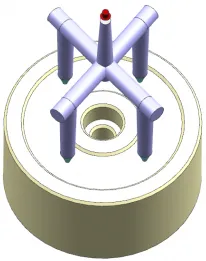 Moldex3D模流分析SYNC之塑件嵌入件的图6