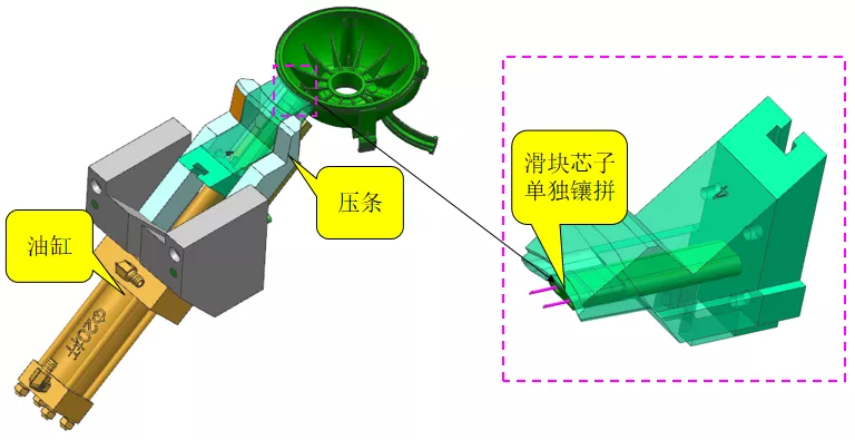 产品有复杂的卡扣倒扣，我们如何设计模具结构?的图8