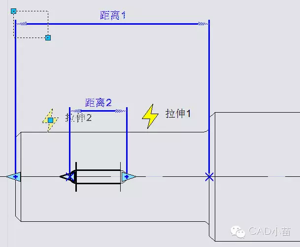 CAD动态块的链动作怎么用？【转载】的图8