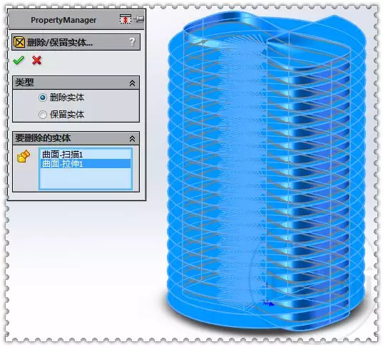 用SolidWorks建模的铜管冷却线圈的图10