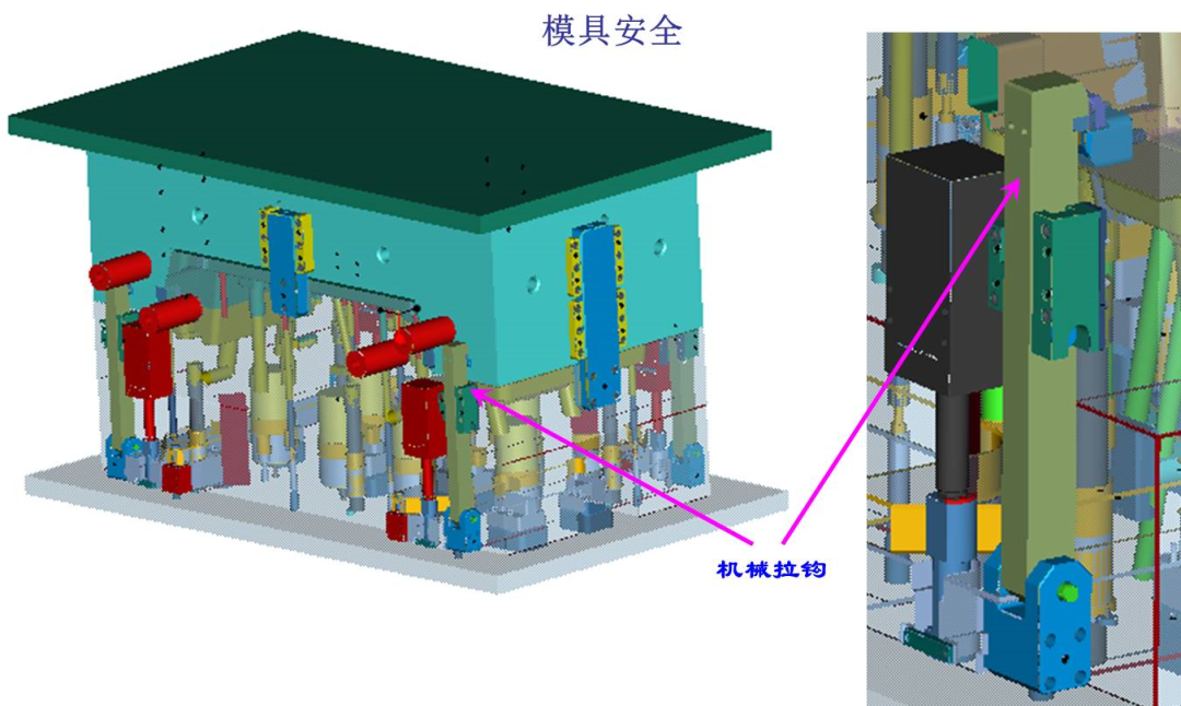 塑胶模具汽车保险杠内分型的图8