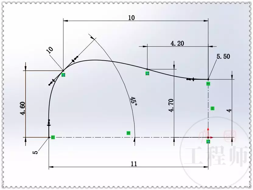 用SolidWorks建模的铜管冷却线圈的图3