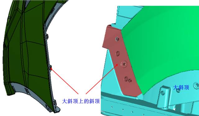 塑胶模具汽车保险杠内分型的图5