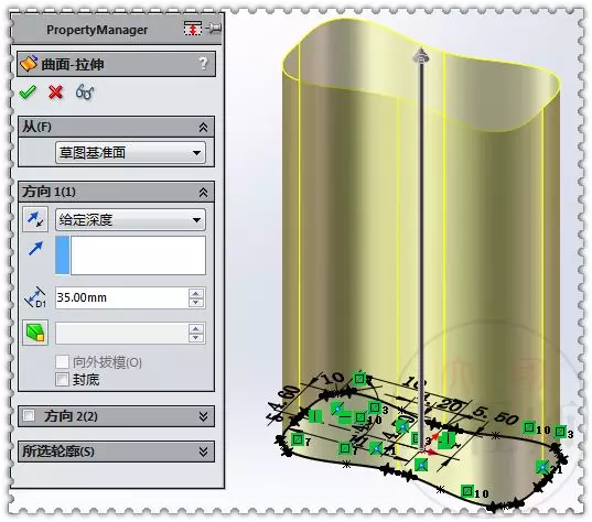 用SolidWorks建模的铜管冷却线圈的图5