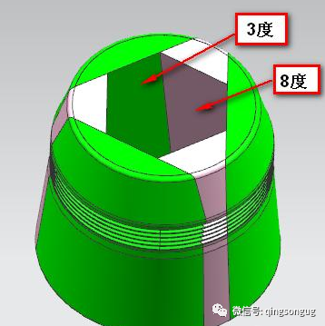 UG模具结构资料 整圈圆倒扣内抽机构设计的图6