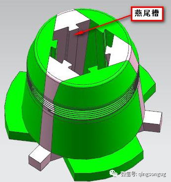 UG模具结构资料 整圈圆倒扣内抽机构设计的图7