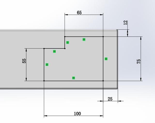 用SolidWorks钣金工具画一个桌面机箱的图25